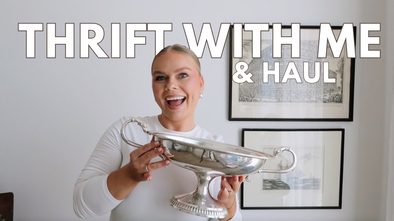 Vintage Home Decor & Thrift Shop With Me! Antique Home Decor Shopping!