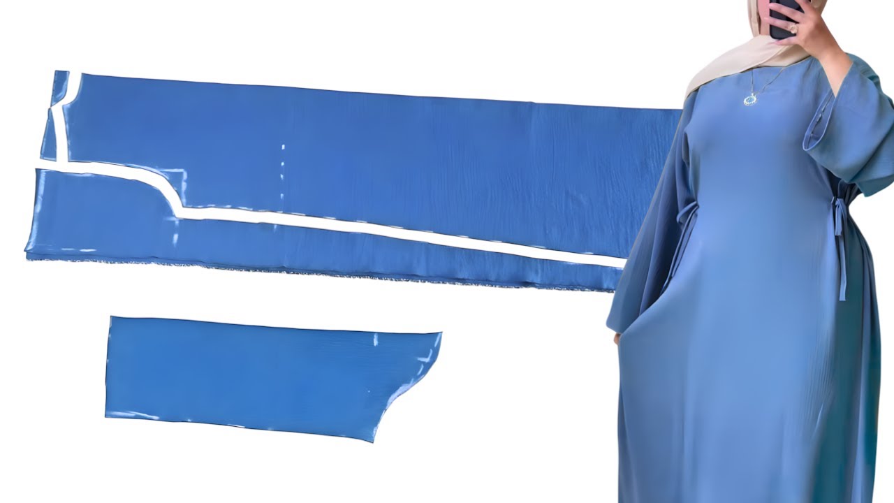 Абая с боковой завязкой – пошив шаг за шагом для начинающих, стильный фасон