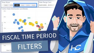 fiscal periods time intelligence slicer in power bi