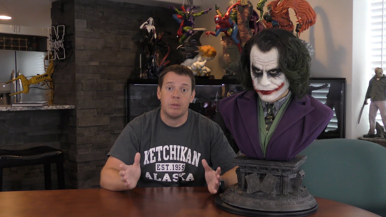 Queen Studios Joker Bust Review YouTube