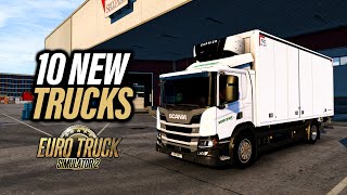 10 New Trucks Coming to ETS2 in ETS2 1.50 & ETS2 1.51 for 2024