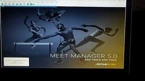 Hytek Step 1 How to open and old meet template and purge it for a new meet