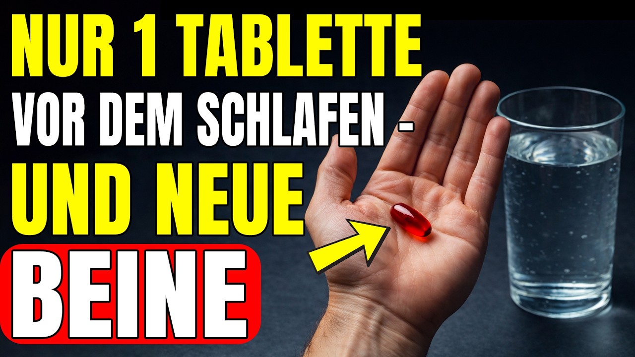 Nimm dieses Vitamin Nr. 1, um die Durchblutung in deinen Beinen um das 1.000.000-Fache zu steigern