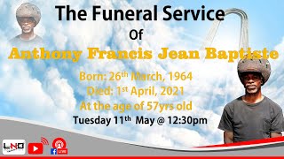 The Funeral Service of Anthony Francis Jean Baptiste