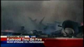 Firefighters gaining upper hand on railyard fire