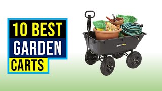 ✅Top 5 Best Garden Carts Reviews In 2022 | Best Garden Cart In 2025