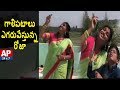 MLA Roja flies  Kite along with her family members - Visuals