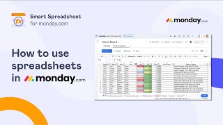 How to Use Spreadsheets in monday.com