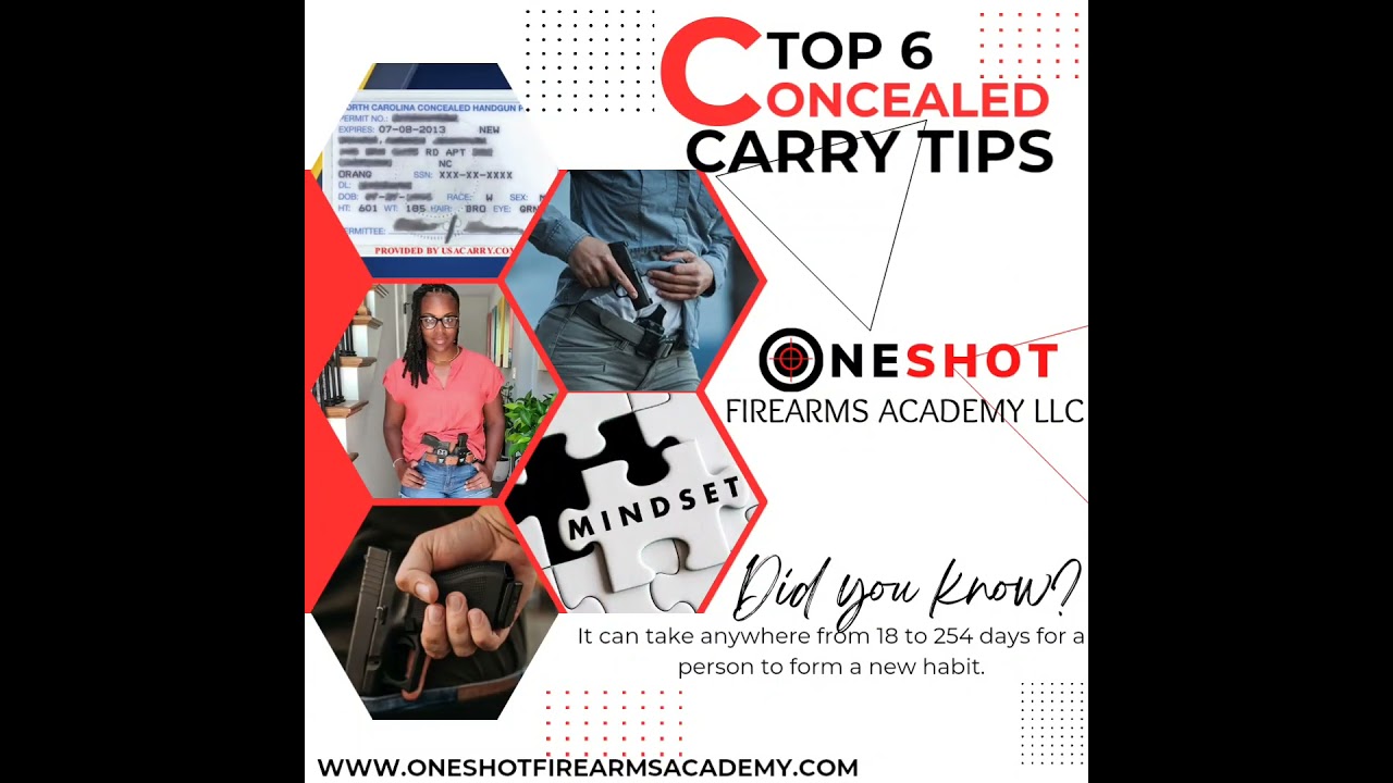 ‼️6️⃣ .TOP CONCEALED CARRY TIPS. 6️⃣‼️