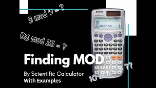 How to find mod of any number by using Scientific Calculator| Finding MOD | Scientific Calculator screenshot 4