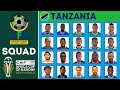 TANZANIA Official Squad AFCON 2023 | African Cup Of Nations 2023 | FootWorld