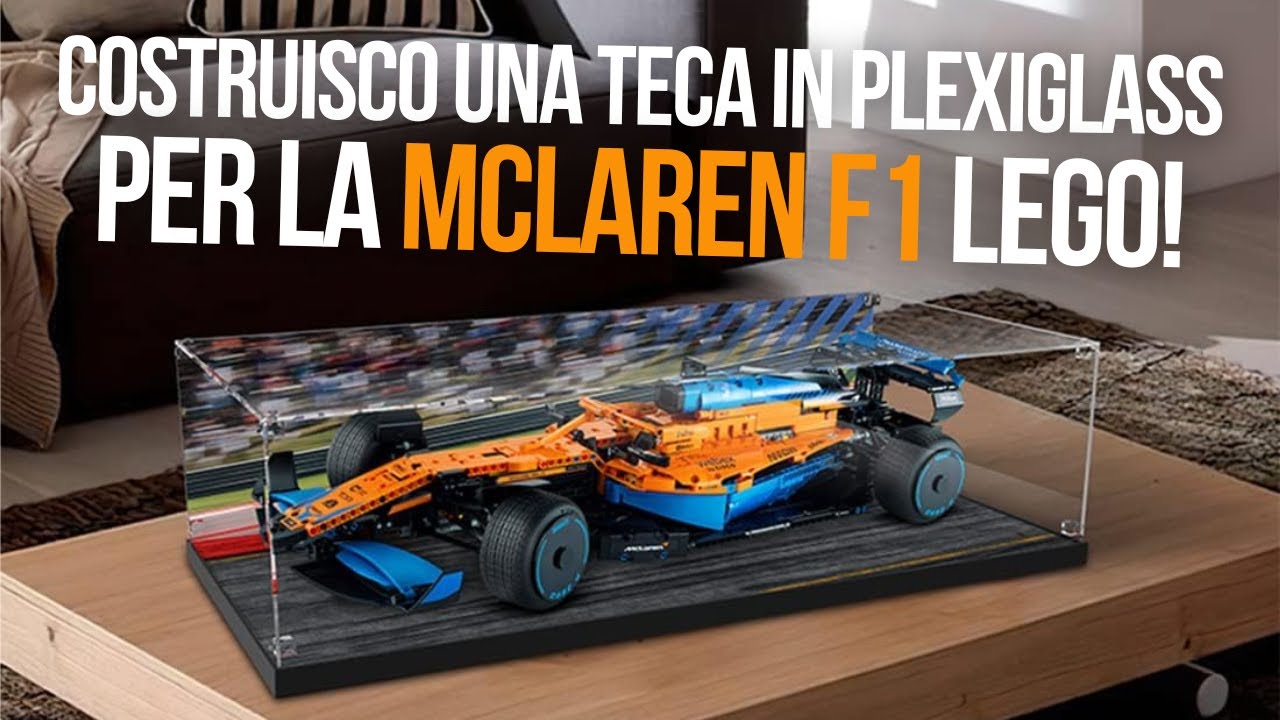 COSTRUISCO una TECA in PLEXIGLASS per il mio NUOVO SET LEGO! #lego #f1  #mclaren 