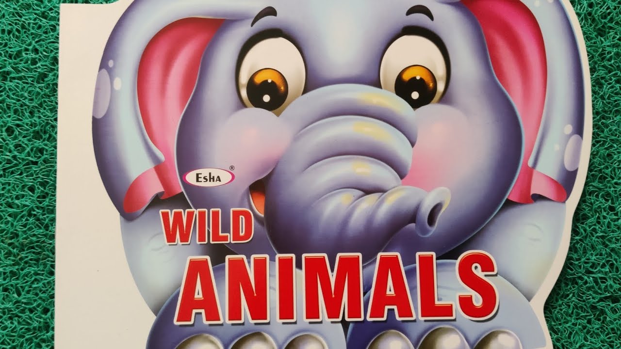 Jumbo wild animals colouring book at Rs.40/-