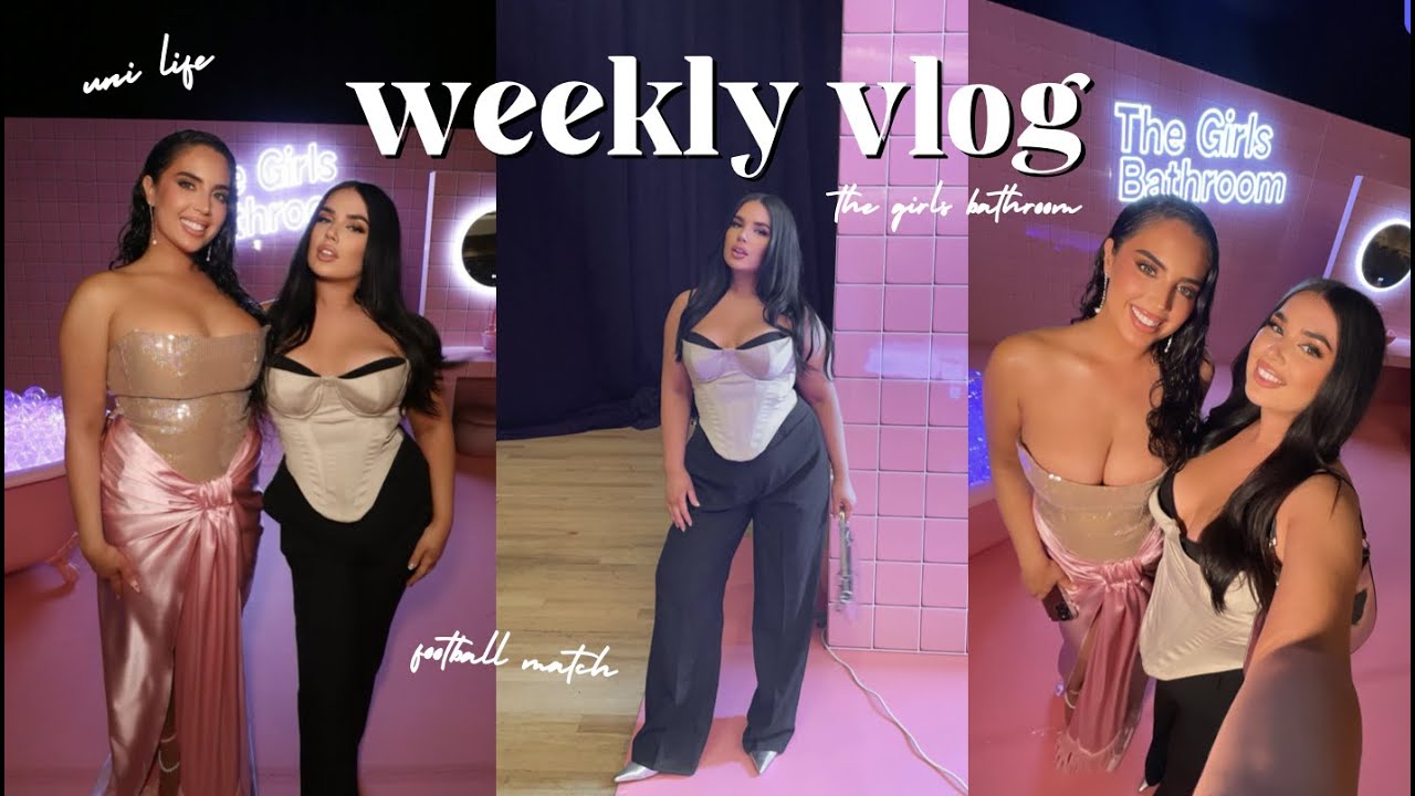 WEEKLY VLOG: uni life & the girls bathroom show!!!! (I went on a blind date lol)