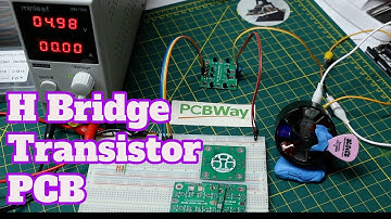 DC Motor H Bridge PCB - Trying out the Simple Electronics PCB with PWM Control