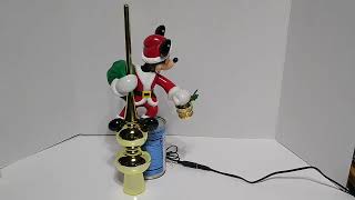Mickey Mouse Lighted Animated Tree Topper 1995