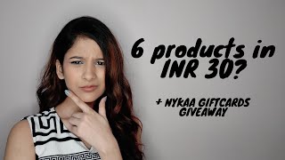 How I get 6 products in Rs. 30 | Smytten Haul | HUGE Nykaa Giveaway *CLOSED* | Chillbee