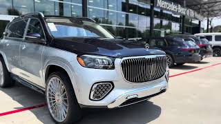 2024 Mercedes Maybach GLS 600 Luxury SUV | Two-Tone Nautical Blue & Cirrus Silver Metallic #gls600