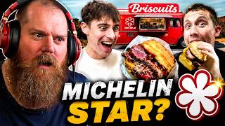2 Brits try Michelin Texas Food Truck! Aussie Reacts