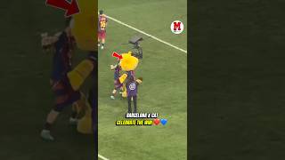 Barcelona & Cat Celebrate The Win Ña Ça