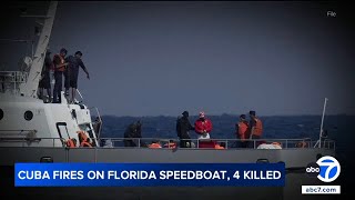 Cuba Says 4 Killed On Florida-Registered Speedboat Were Attempting Infiltration