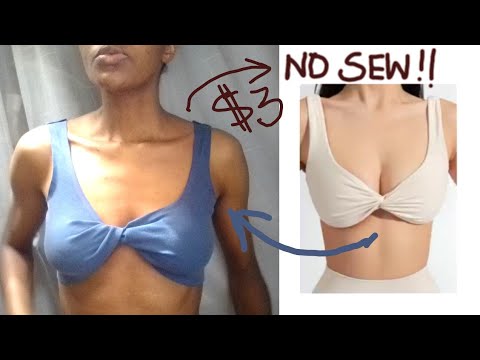 No Sew BUFFBUNNY Twisted Sports Bra DIY