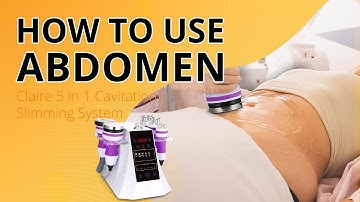 How to Use a 40K Cavitation Machine for Belly Fat Reduction | Body Contouring Tutorial | LY-54K2