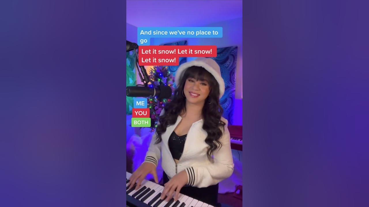 Let It Snow- Christmas Classic- (Duet Cover) #shortsmaschallenge #christmassong Let It Snow- Christmas Classic- (Duet Cover) #shortsmaschallenge #christmassong
