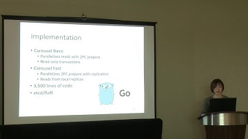 Linguan Yang, Univ. of Waterloo, Carousel: Low-latency Transaction Processing