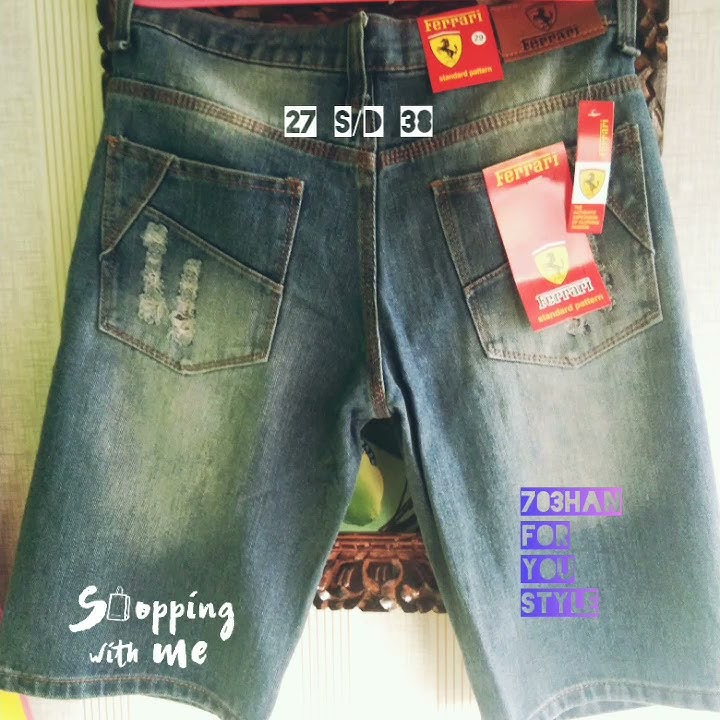 levis pendek sobek