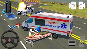 Emergency Robot City Rescue Simulator - Ambulance Robot Car Transform - Android Gameplay#5