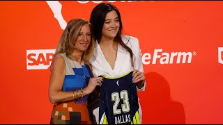 Villanova’s Maddy Siegrist was picked third overall by the Dallas Wings in the 2023 WNBA draft.