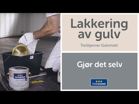 Lakkering av gulv - TreStjerner