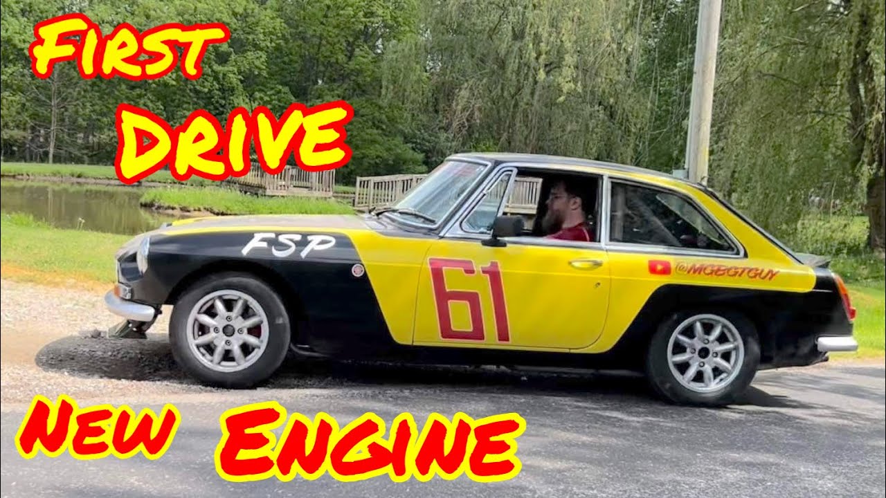 Сборка двигателя MGBGT Performance… он наконец-то выходит на дороги