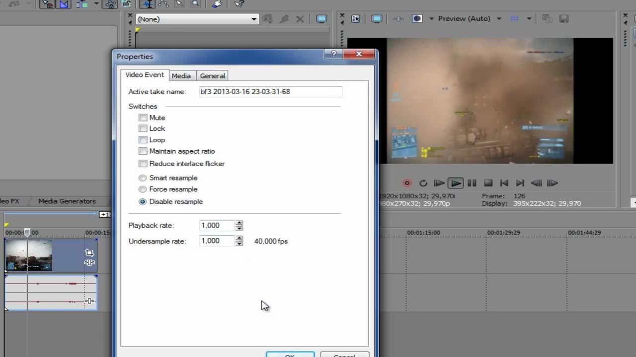 Sony Vegas How to remove black background in video YouTube