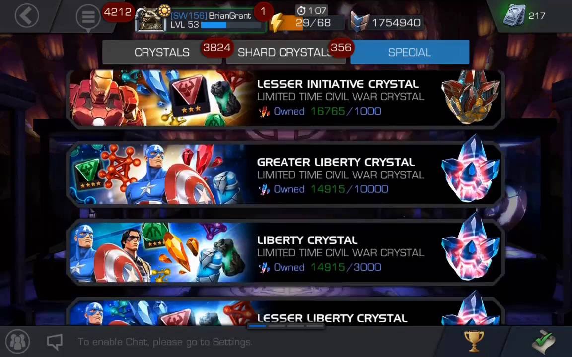Initiative Crystals Opening 1 of each type! YouTube