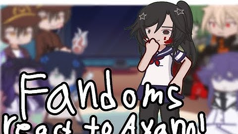 Fandoms react to ayano! 2/5 #yanderesimulator #yandere #ayanoaishi #yanderesimulator1980