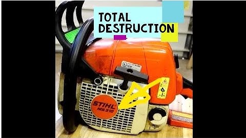 Stihl MS310 COMPLETE teardown and rebuild Clone motor/ How does it run? Part 1