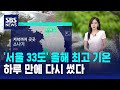[날씨] '서울 33.2도'..올해 최고 기온 하루 만에 경신 / SBS
