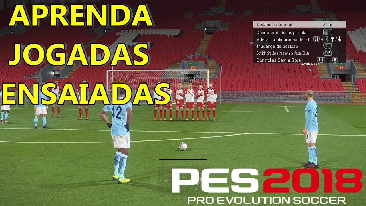 PES 2018 - JOGADA ENSAIADA