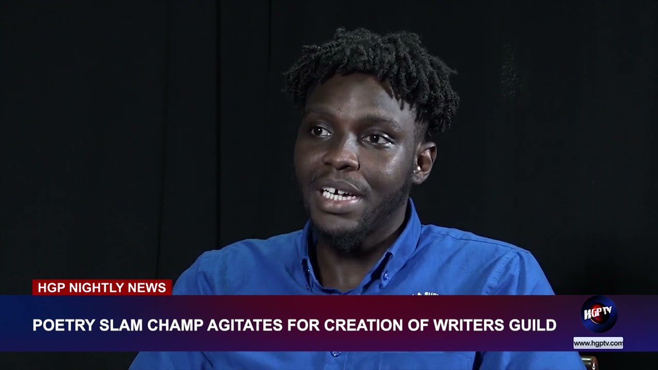 POETRY SLAM CHAMP AGITATES FOR CREATION OF WRITERS GUILD