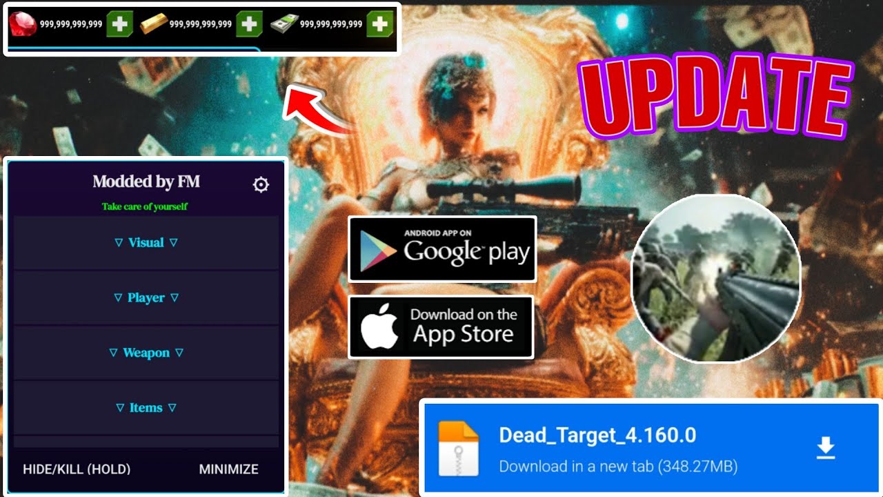 Dead Target Mod Menu v4.160.0 | Unlimited Everything & Unlock All Weapon