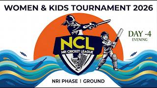 NRI CRICKET LEAGUE | Women's & Kids 2026  DAY 4 screenshot 5