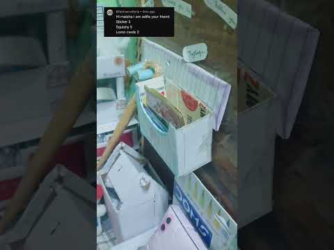 packing fake order requested #paper #paper #sticker #unboxing