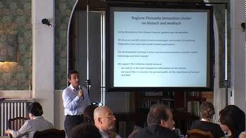 The Piedmont innovation cluster BioPMed at the BioLunch 2010 at ESOF Turin