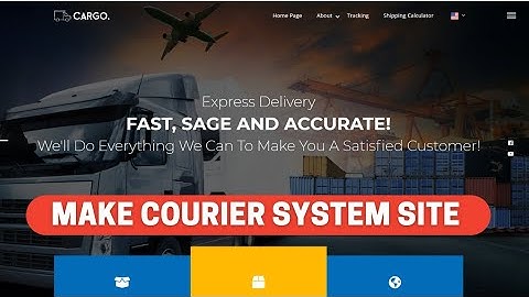 Complete Courier Management Website | Make Product Shipment Website | Cargo Pro Script Install