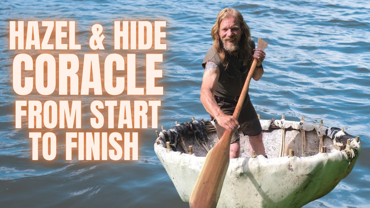 BUILT TO FLOAT | Primitive Boat Made from Hazel and Hide