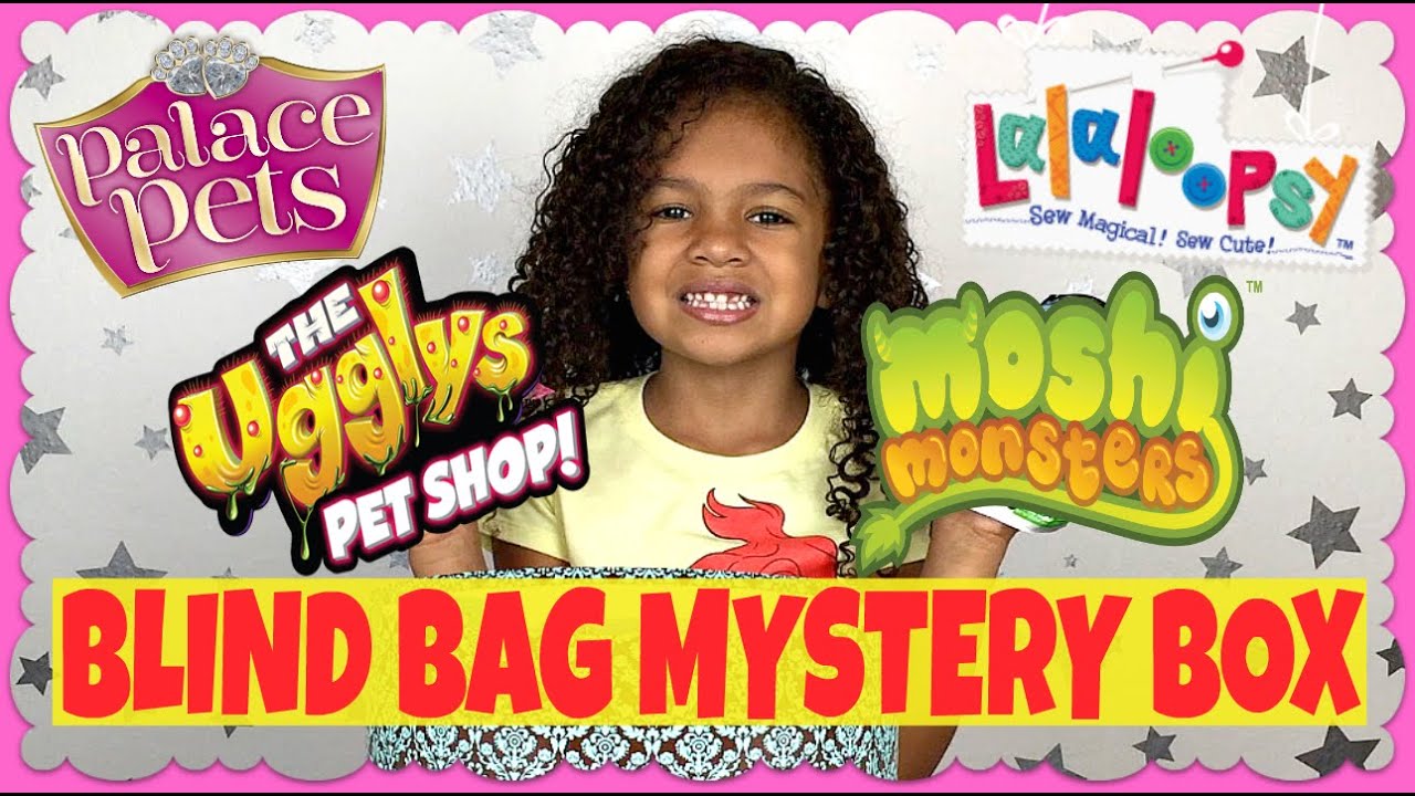 BLIND BAG MYSTERY BOX 14 ~ The Ugglys Pet Shop! Lalaloopsy! Disney Palace Pets! MoshI Monsters!