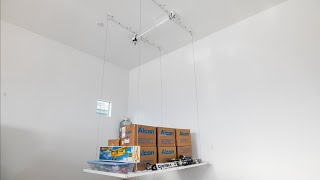 E-Z Lift: Elevate Your Garage Storage Effortlessly | 4’x8’ | 9’ or 12’ Drop | 700 lb Load Capacity