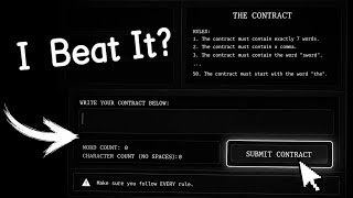 I Made a Word Game With 50 Rules… It Gets IMPOSSIBLE, Can I beat it